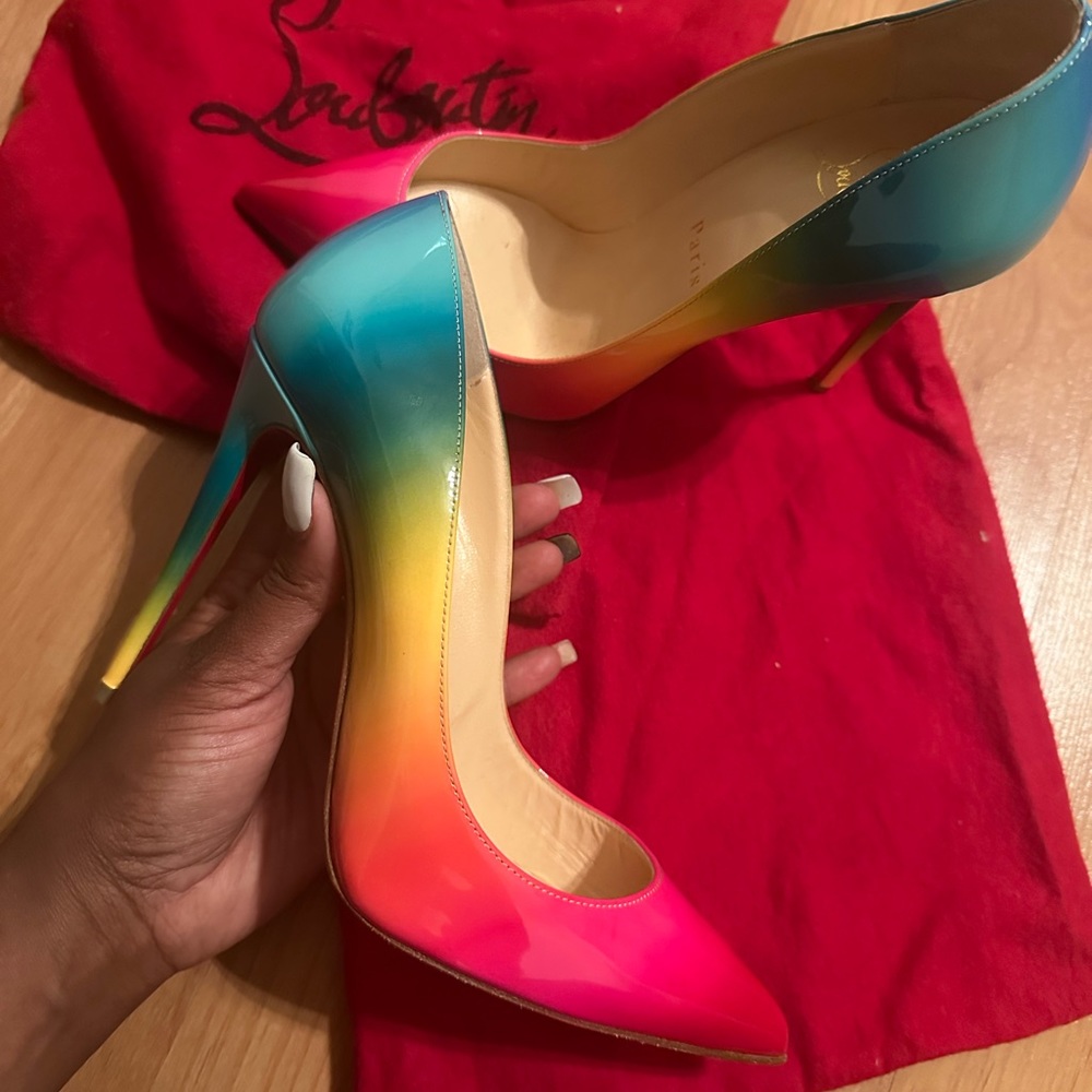 Pigalle Follies 100 Multicolored Patent Leather